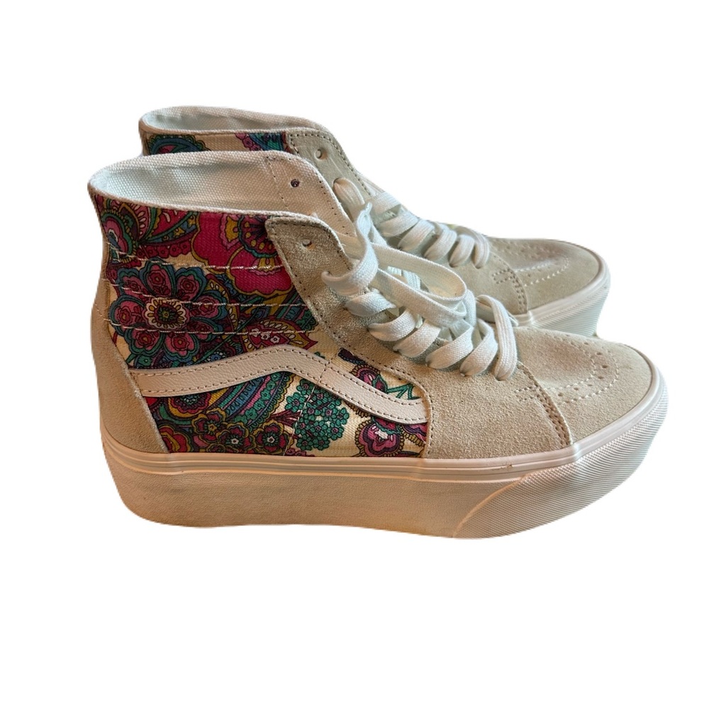 Platform Paisley Vans